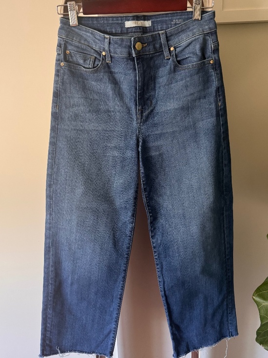 Fidelity Denim Denim - Fidelity Malibu High-Wide Crop Jeans | Size 27 | Raw Hem | Premium Denim